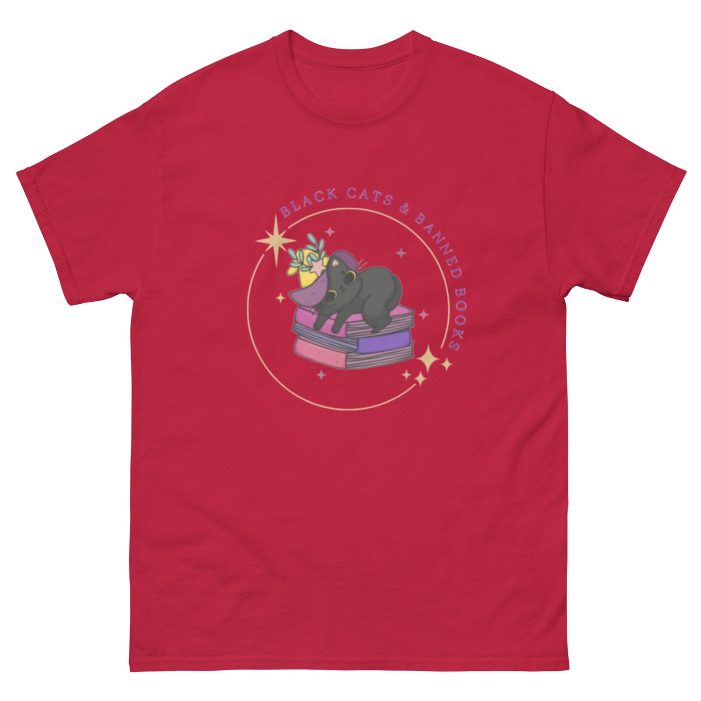 Black Cats & Banned Books Men's Classic Tee
