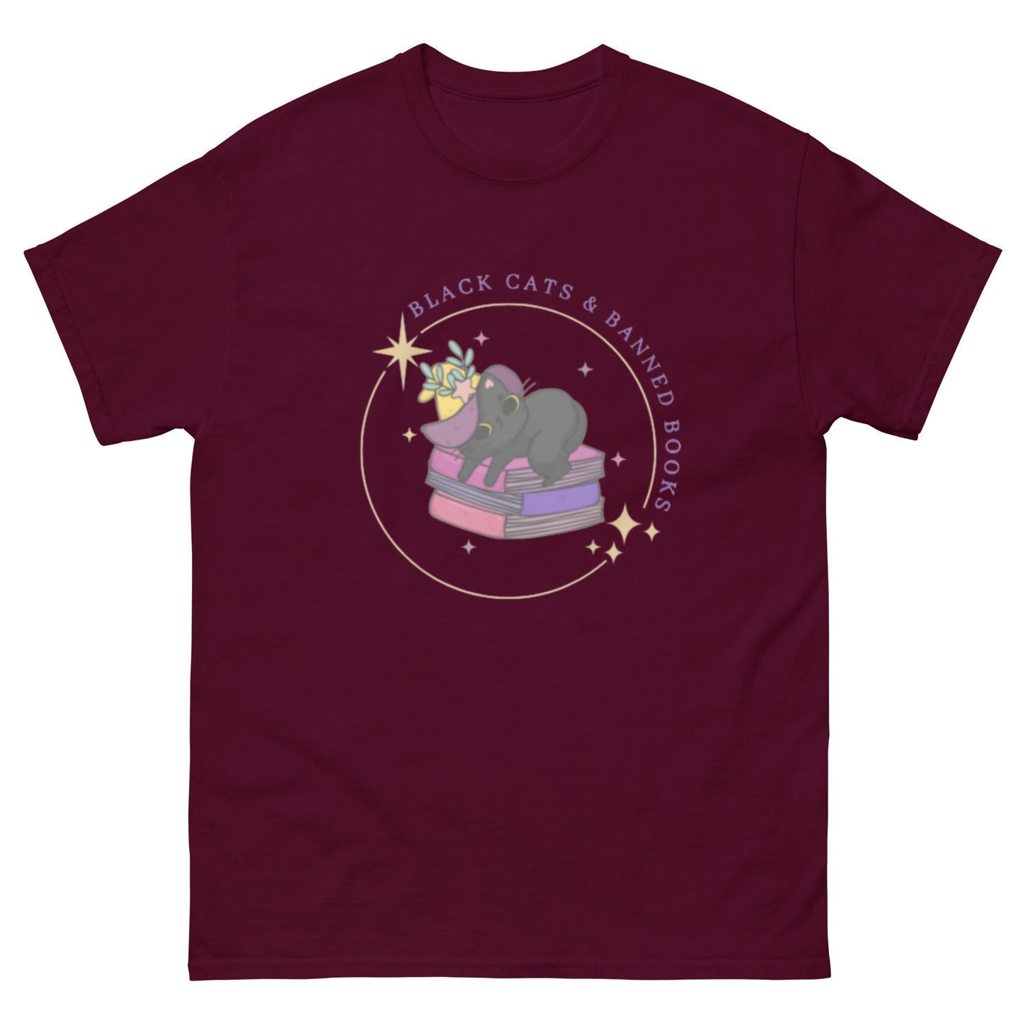 Black Cats & Banned Books Men's Classic Tee