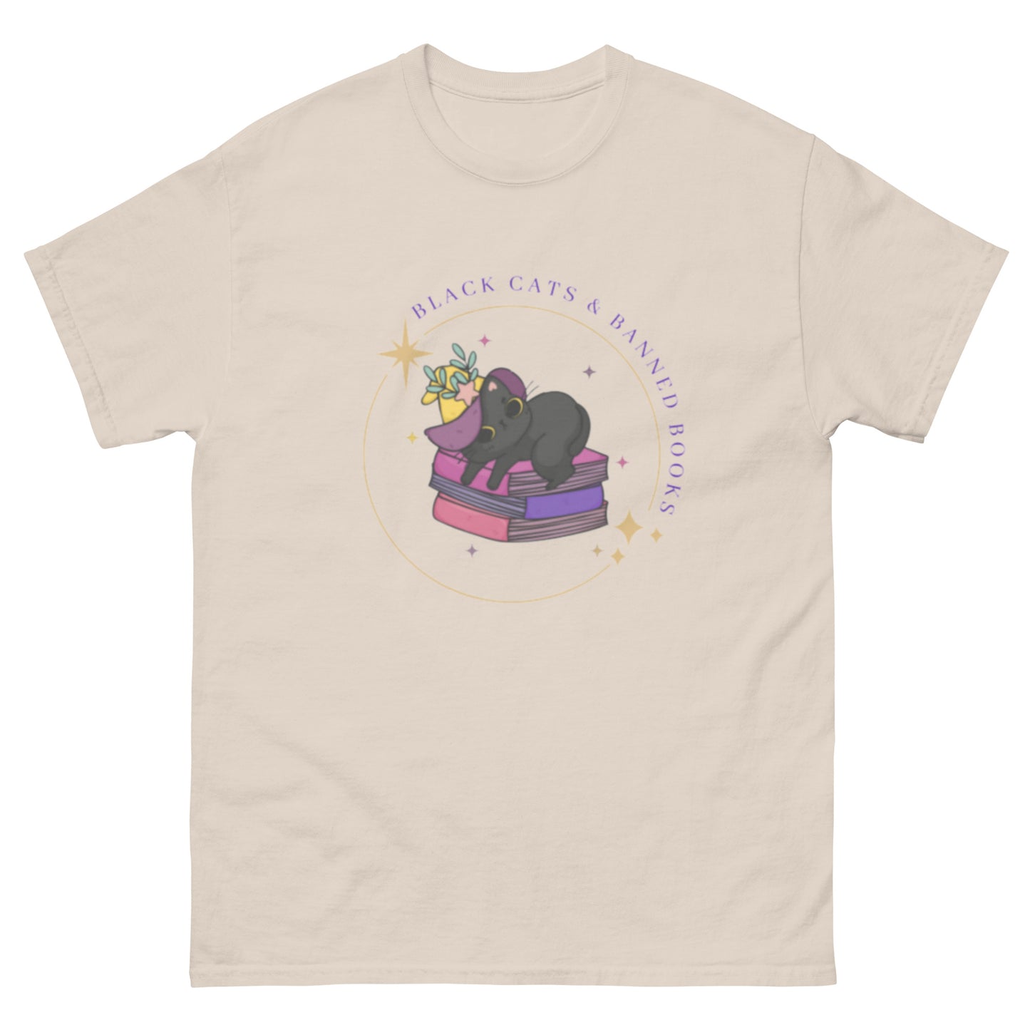 Black Cats & Banned Books Men's Classic Tee