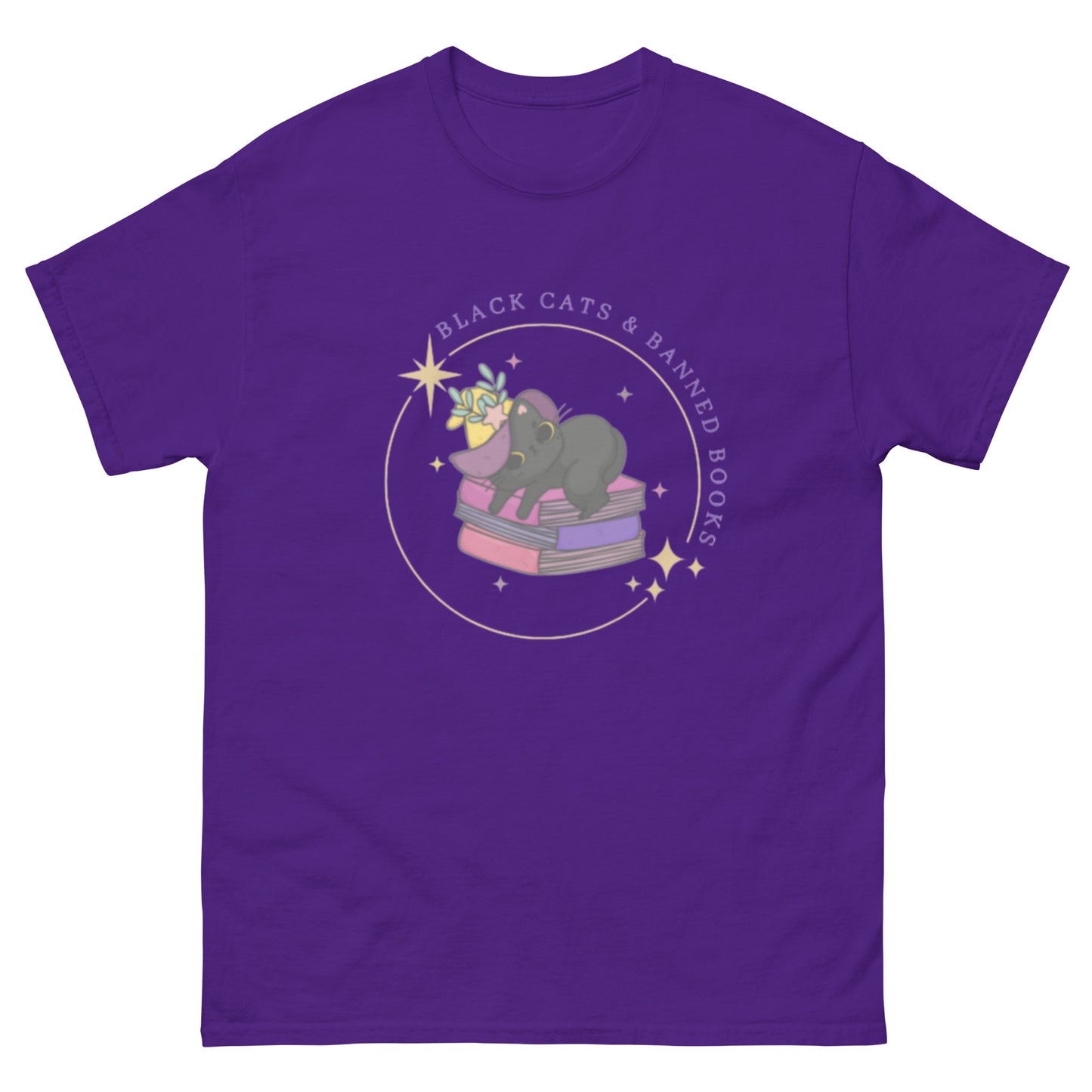 Black Cats & Banned Books Men's Classic Tee
