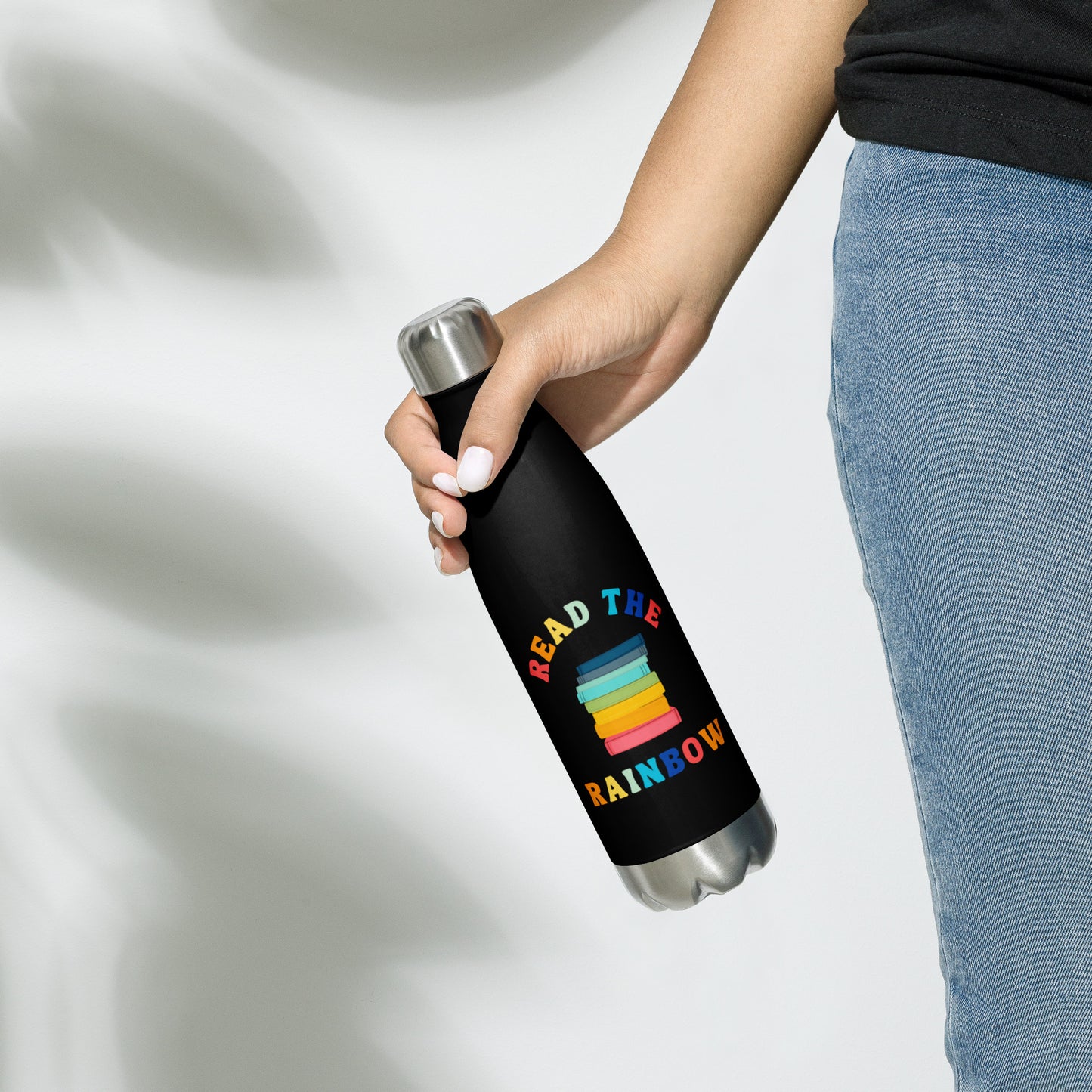 Read the Rainbow Stainless Steel Water Bottle