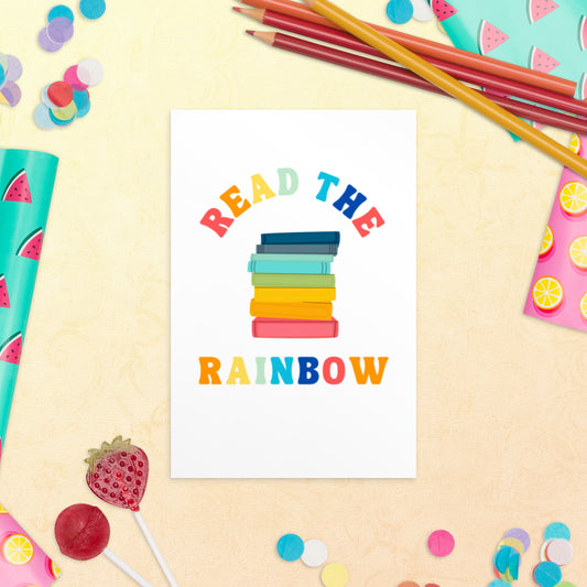 Read the Rainbow Standard Postcard