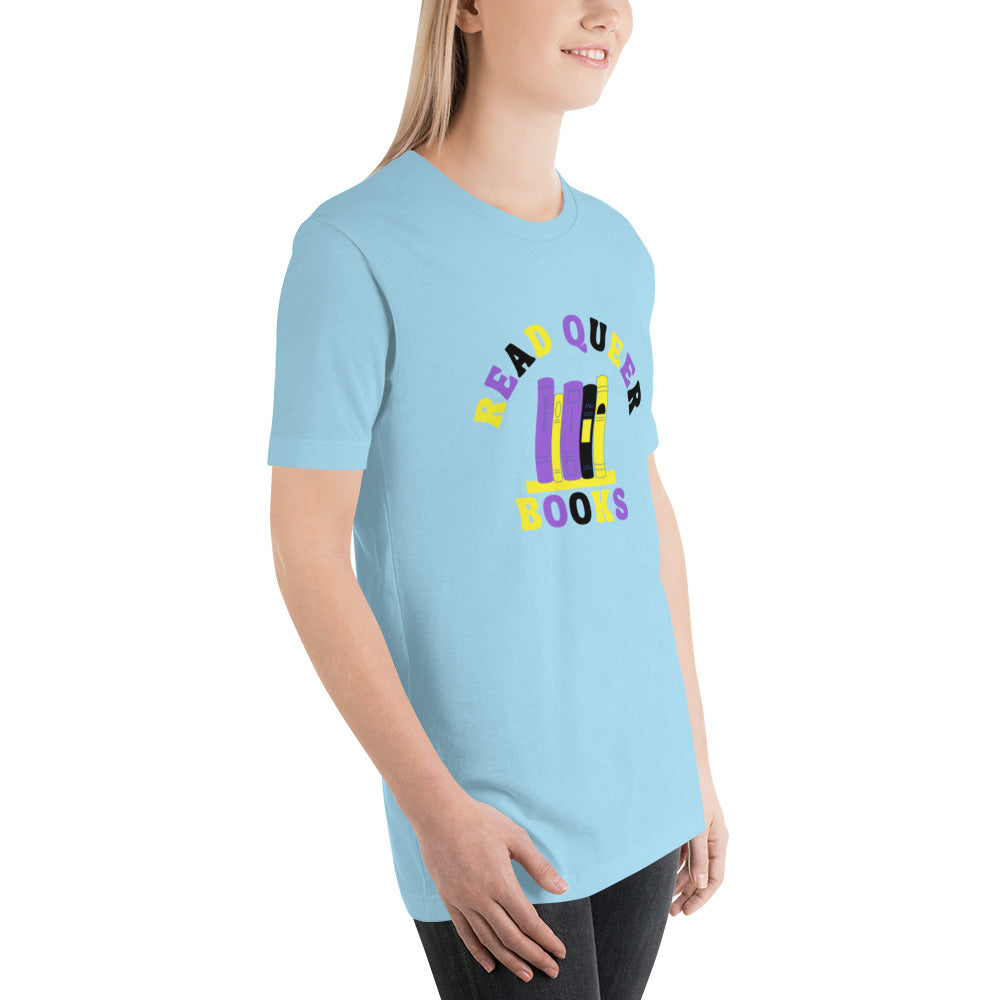 Read Queer Books Unisex T-Shirt (Nonbinary Colors)
