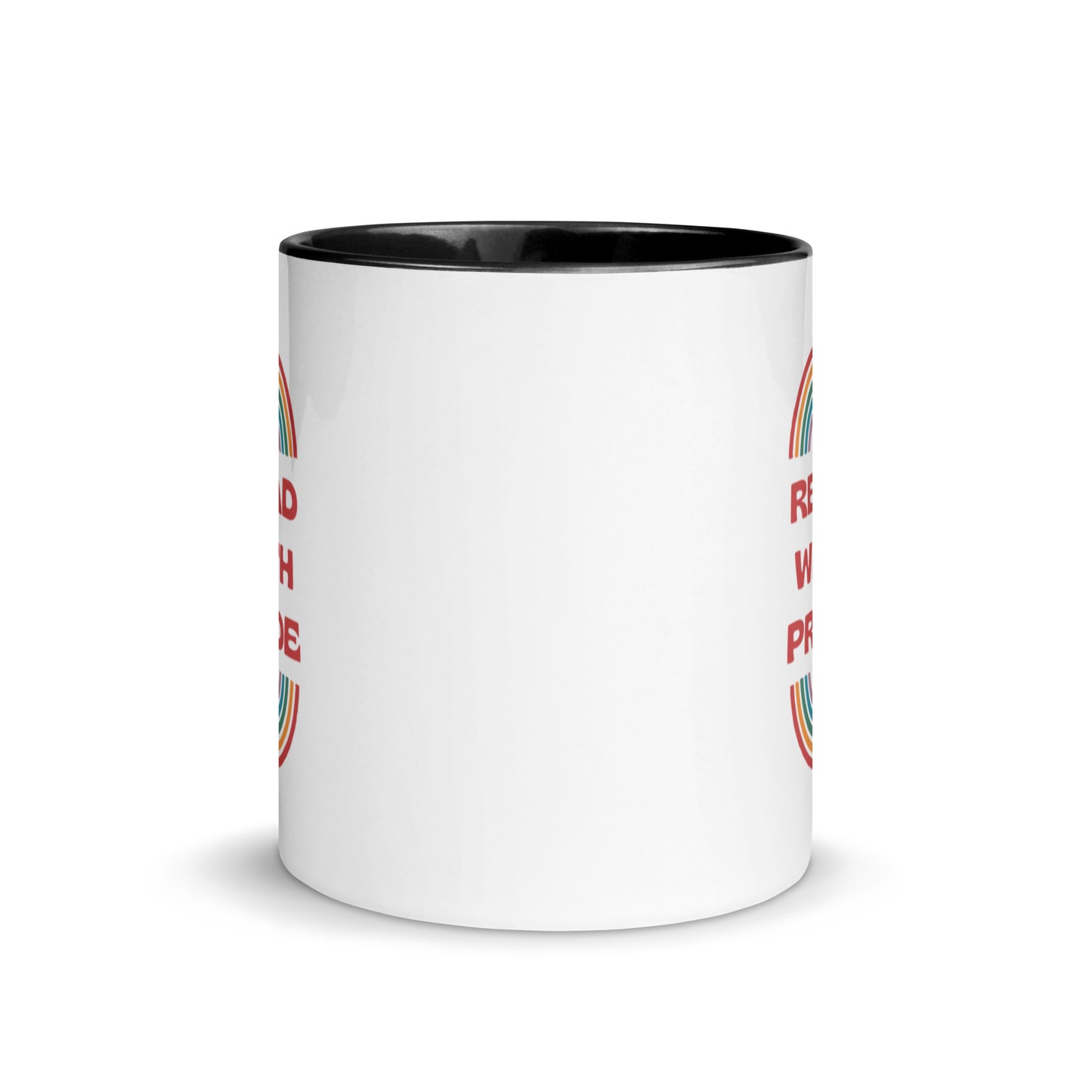 Read With Pride (Retro) Mug with Color Inside