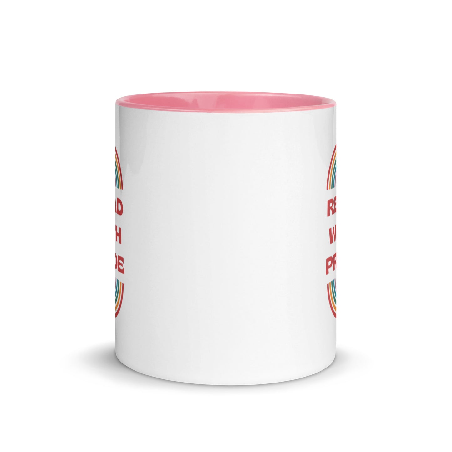 Read With Pride (Retro) Mug with Color Inside
