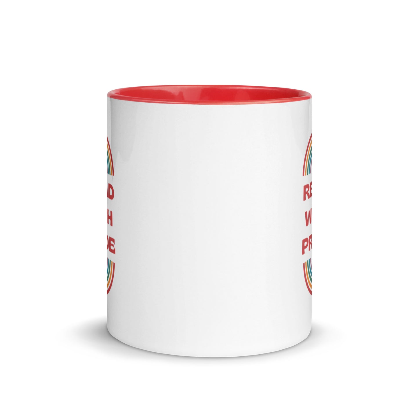 Read With Pride (Retro) Mug with Color Inside