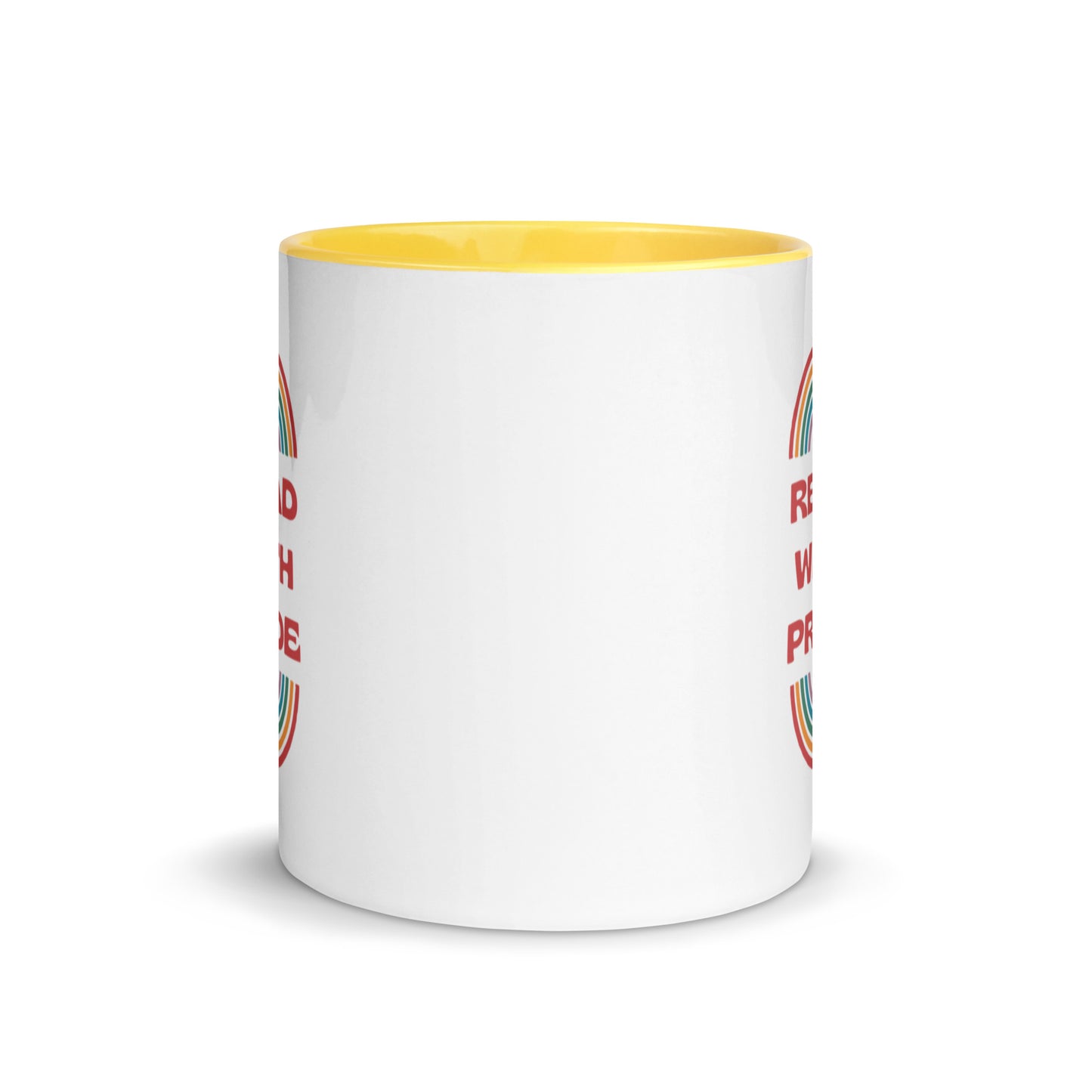 Read With Pride (Retro) Mug with Color Inside