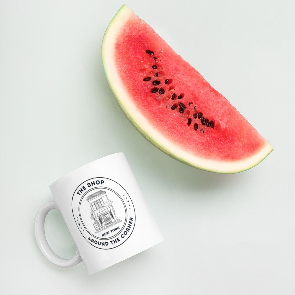 The Shop Around the Corner White Glossy Mug