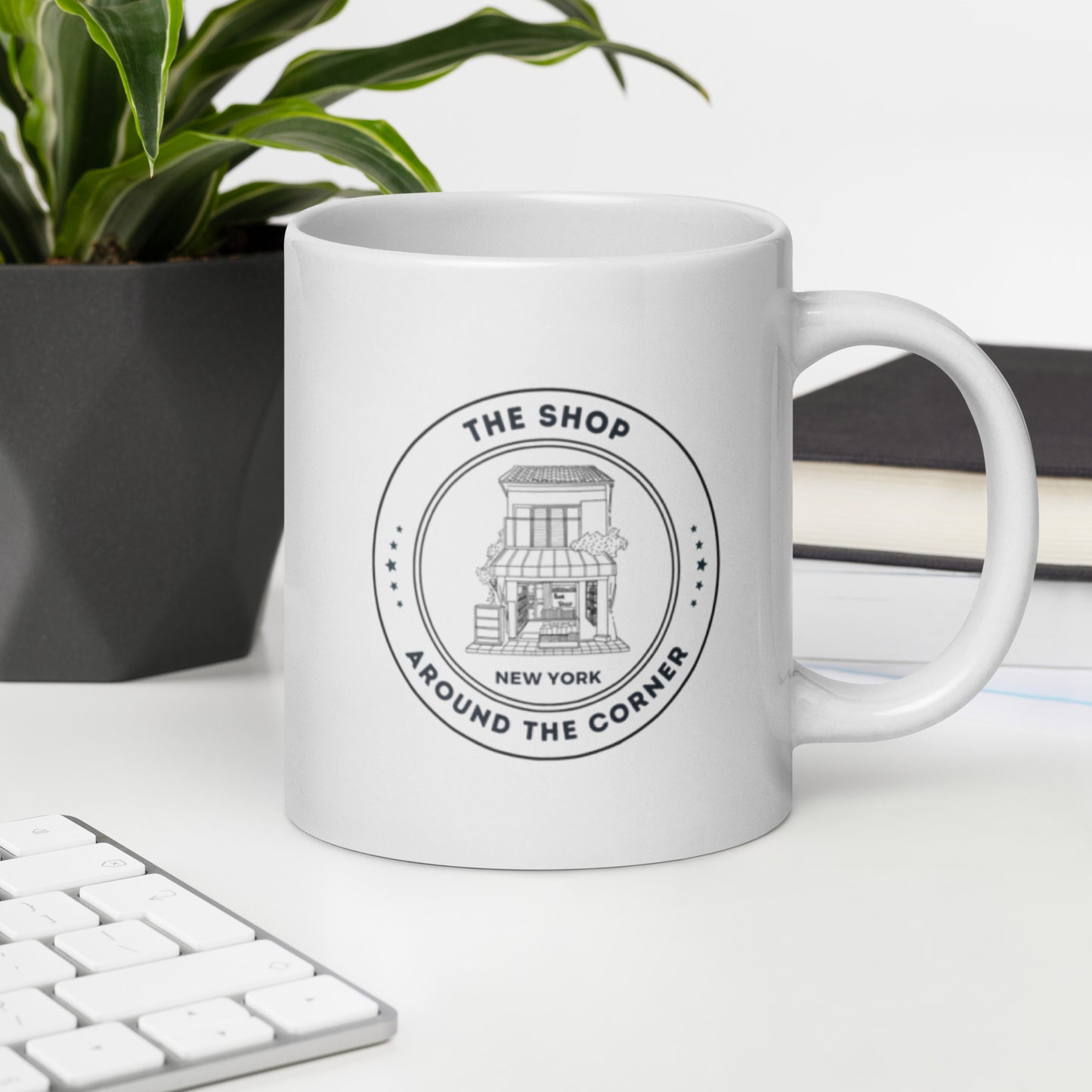 The Shop Around the Corner White Glossy Mug