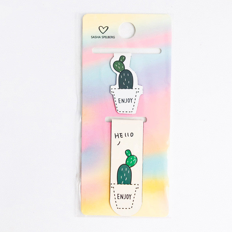Magnetic Bookmark-Cactus - The Spinster Librarian Shop