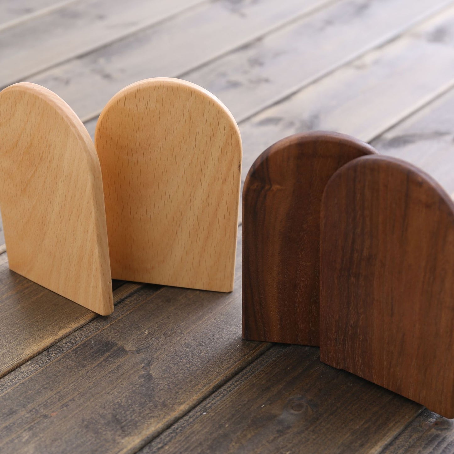 Bookends-Beech/Black Walnut - The Spinster Librarian Shop