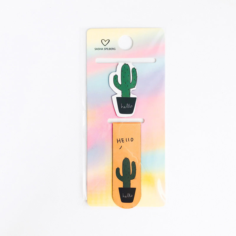 Magnetic Bookmark-Cactus - The Spinster Librarian Shop