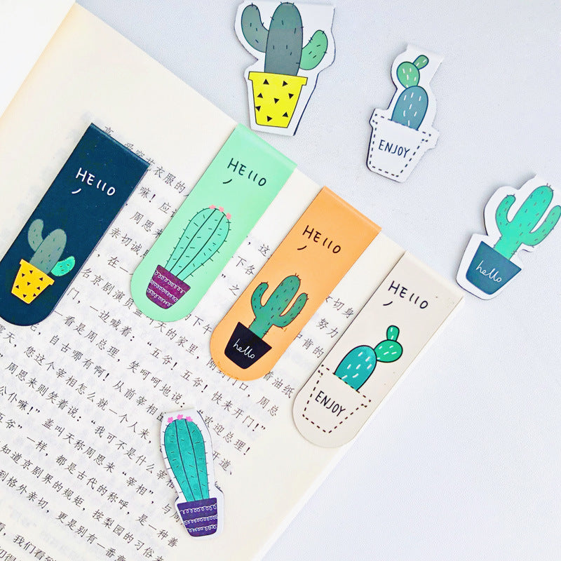Magnetic Bookmark-Cactus - The Spinster Librarian Shop