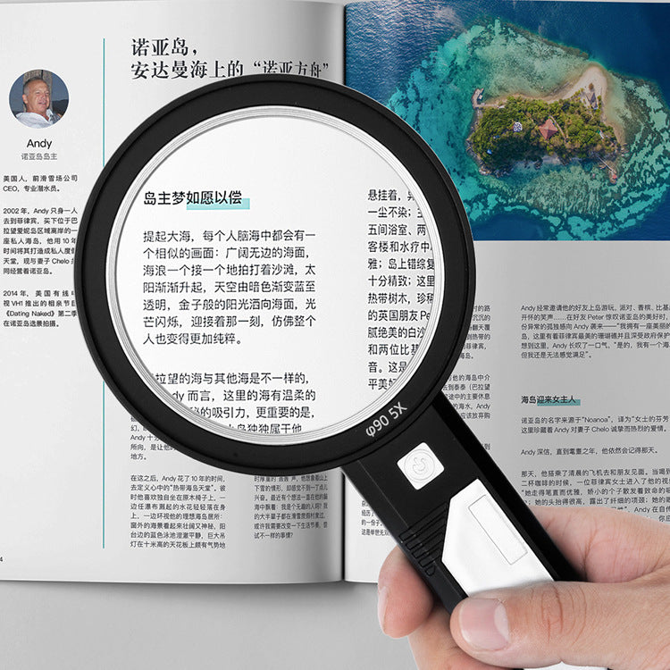 Handheld Magnifying Glass With Reading Light - The Spinster Librarian Shop