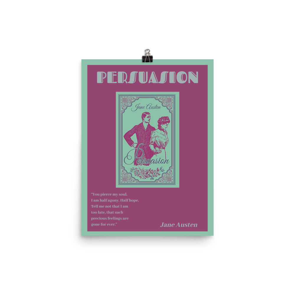 Persuasion (Cover) Poster 12"x 16" - The Spinster Librarian Shop