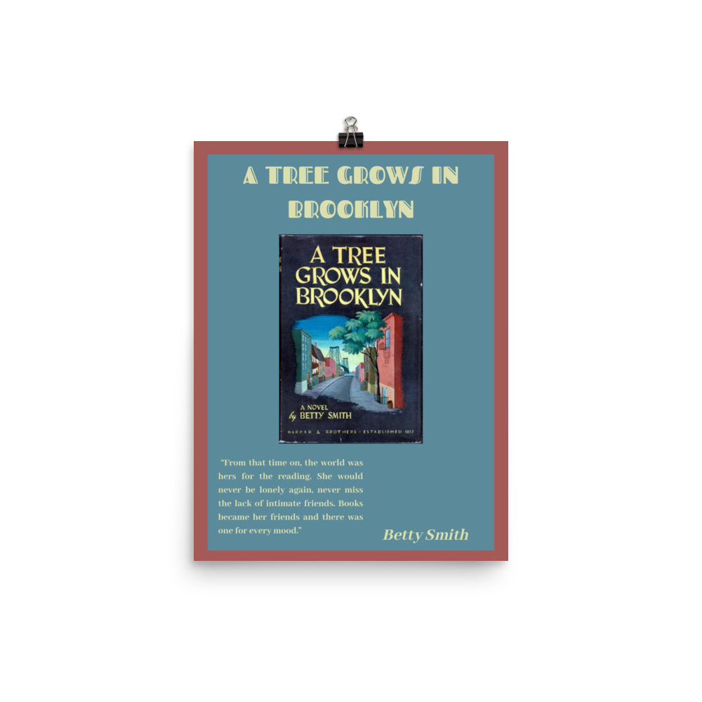 A Tree Grows in Brooklyn (Cover) Poster 12"x 16" - The Spinster Librarian Shop