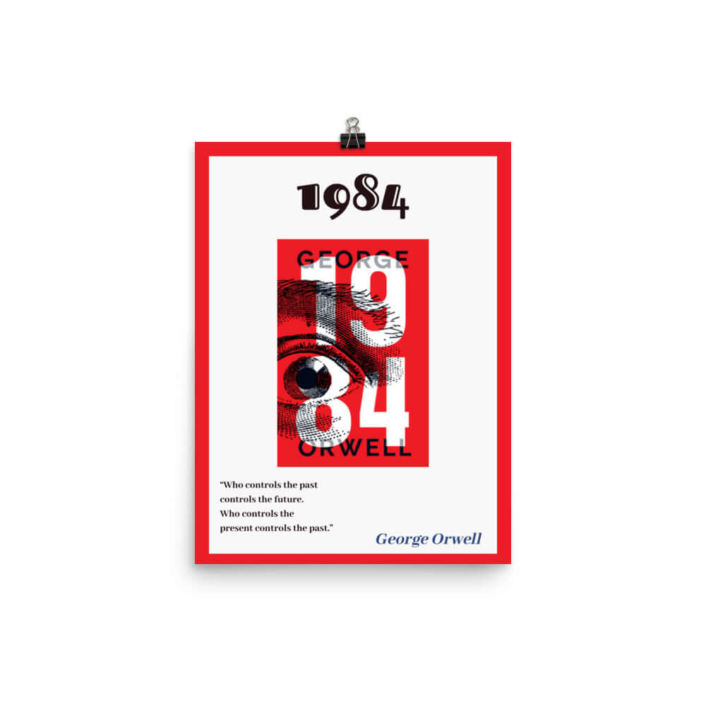 1984 (Cover) Poster 12"x 16" - The Spinster Librarian Shop