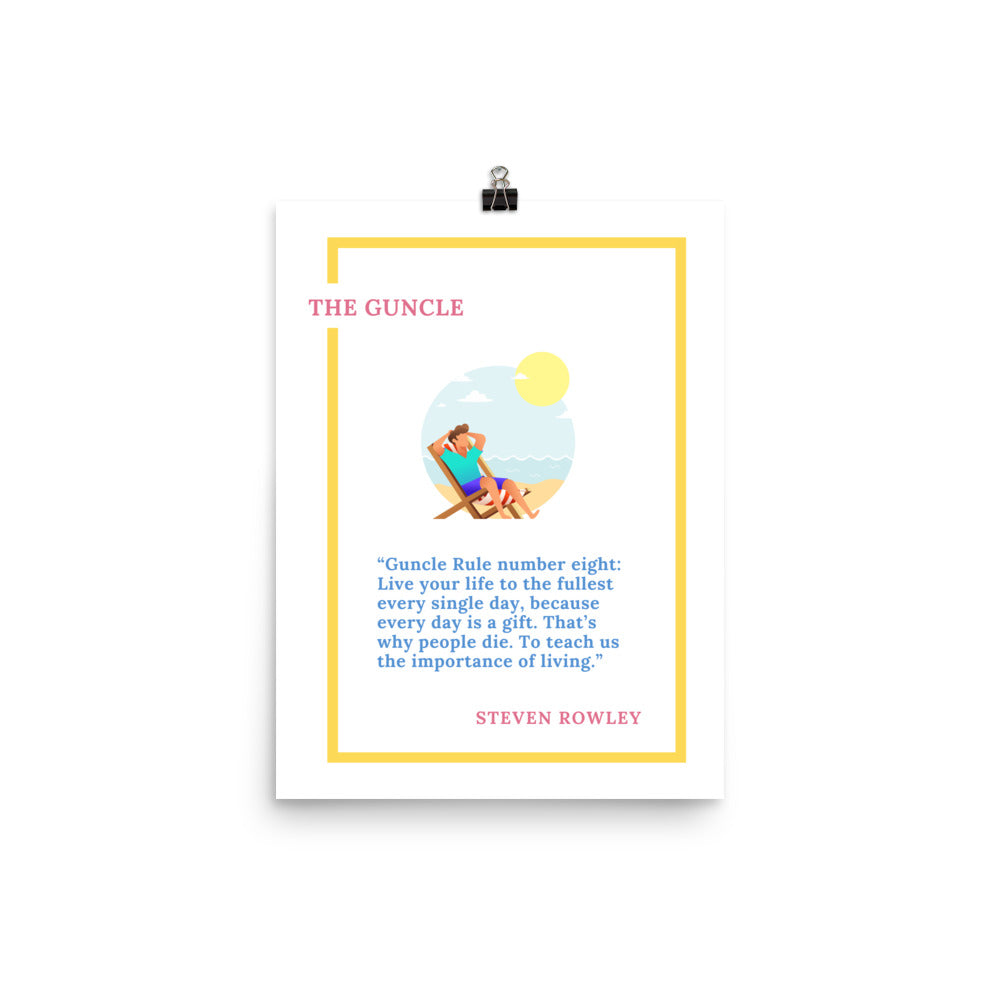 The Guncle Poster 12" x 16" - The Spinster Librarian Shop