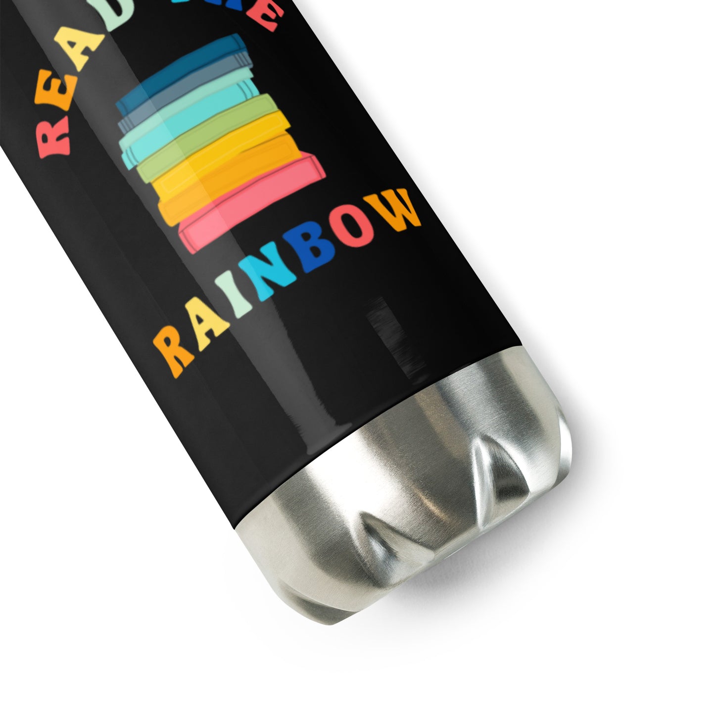 Read The Rainbow Stainless Steel Water Bottle