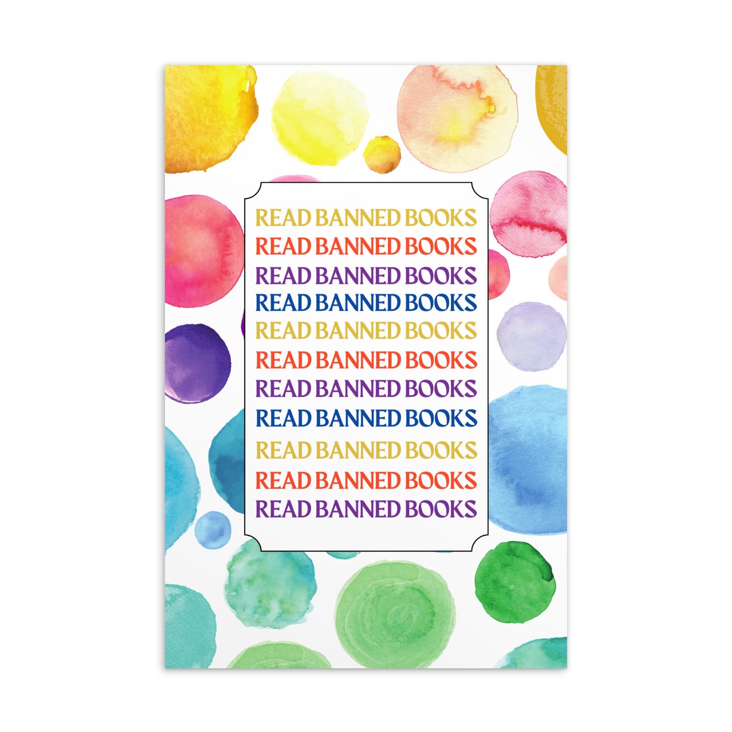 Read Banned Books Standard Postcard Style (A) - The Spinster Librarian Shop
