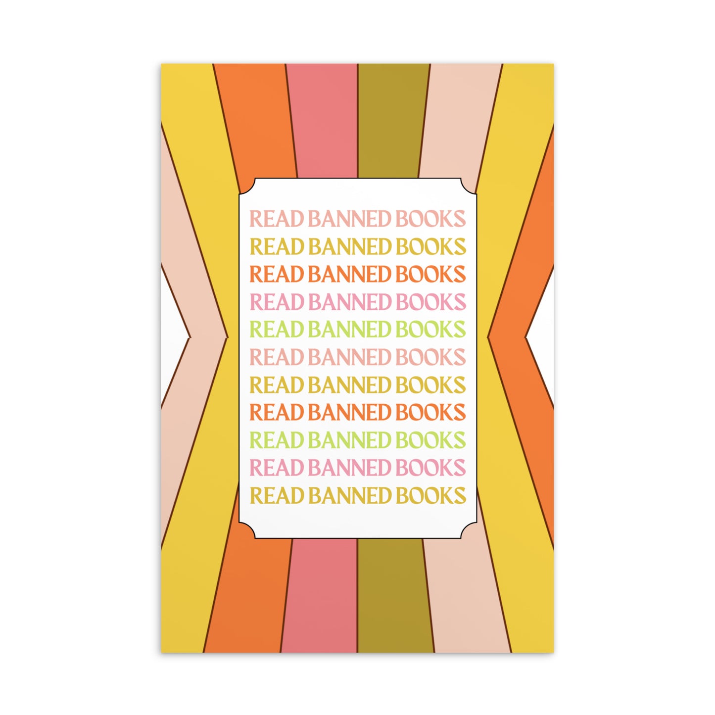 Read Banned Books Standard Postcard Style (C) - The Spinster Librarian Shop