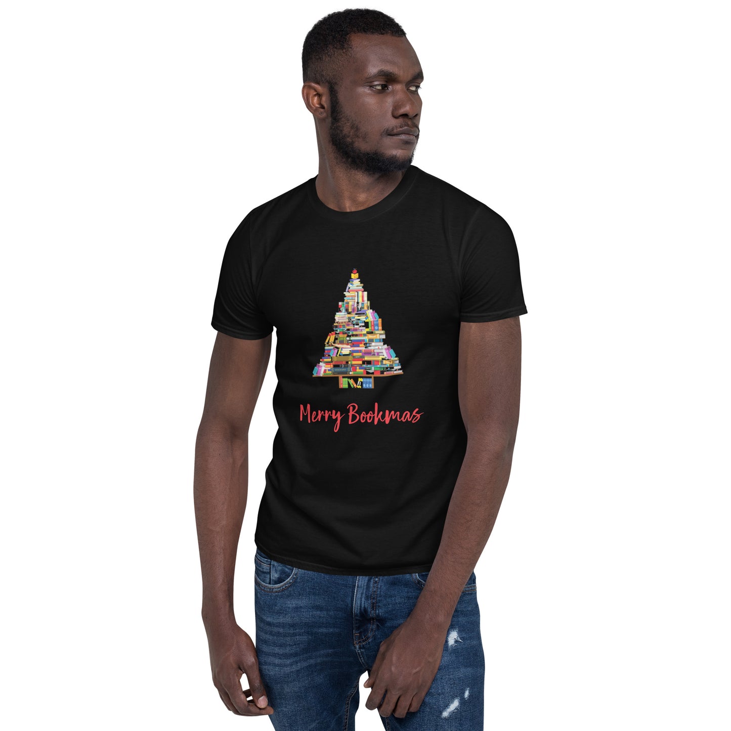 Merry Bookmas Short-Sleeve Unisex T-Shirt - The Spinster Librarian Shop