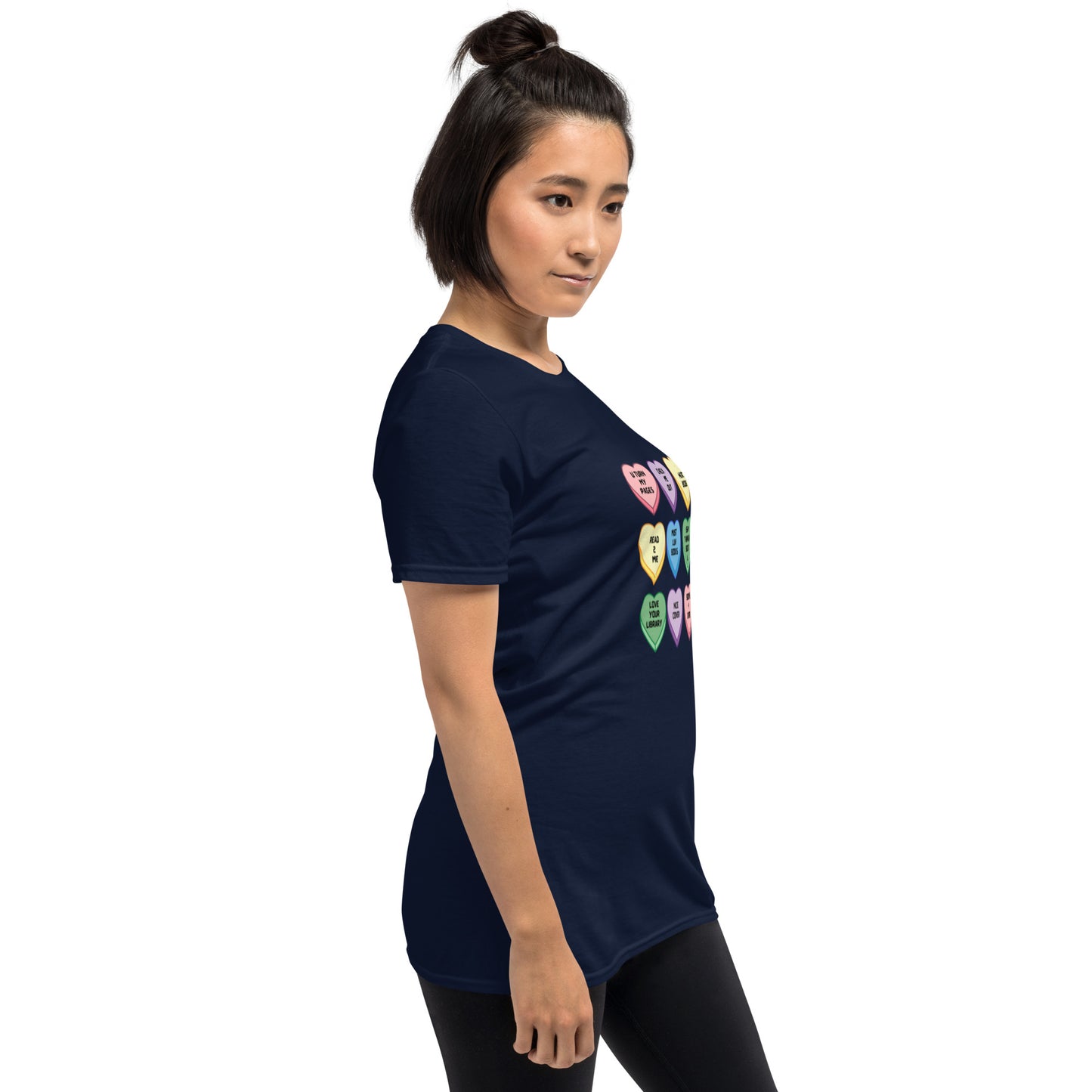 Candy Hearts Short-Sleeve Unisex T-Shirt - The Spinster Librarian Shop