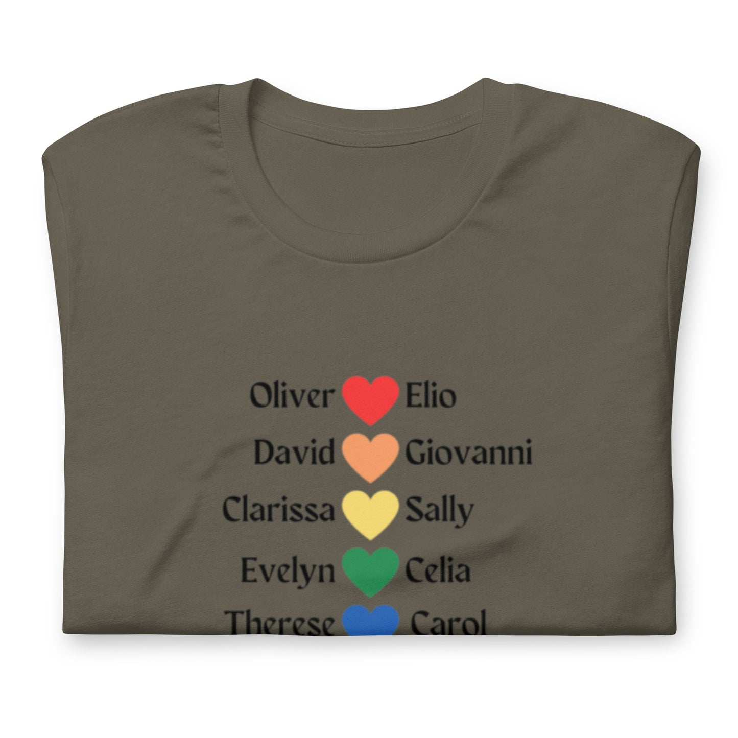 Literary Couples-LGBTQ+ Unisex T-shirt - The Spinster Librarian Shop