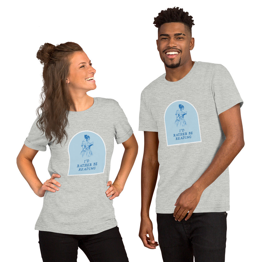 I'd Rather Be Reading Unisex T-Shirt - The Spinster Librarian Shop
