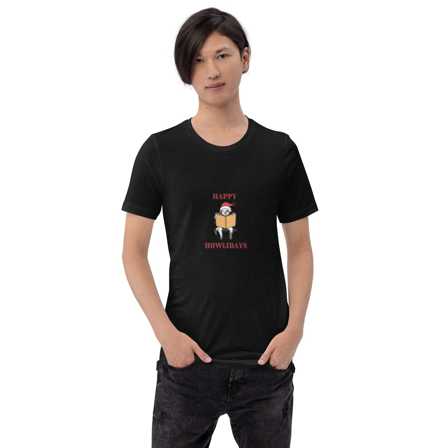 Happy Howlidays Unisex T-Shirt - The Spinster Librarian Shop