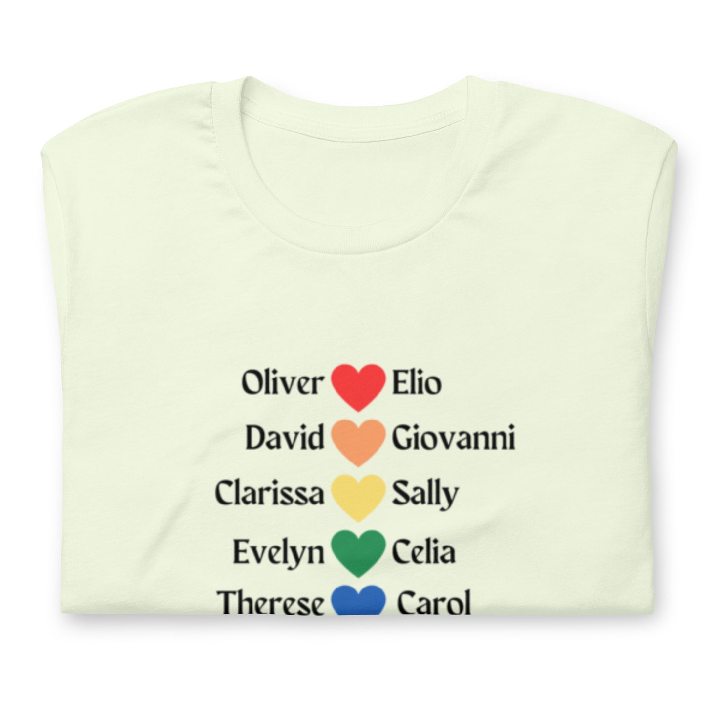 Literary Couples-LGBTQ+ Unisex T-shirt - The Spinster Librarian Shop