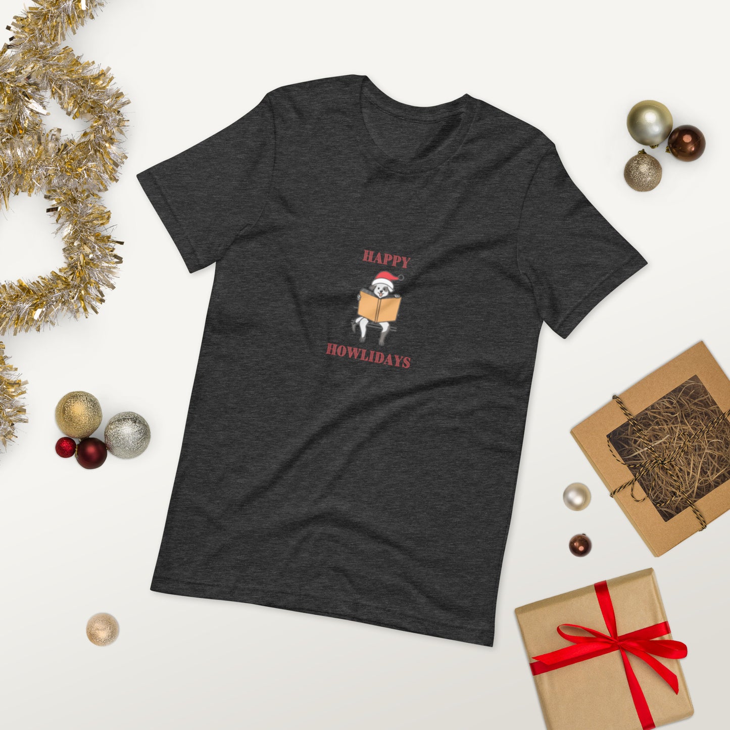 Happy Howlidays Unisex T-Shirt - The Spinster Librarian Shop
