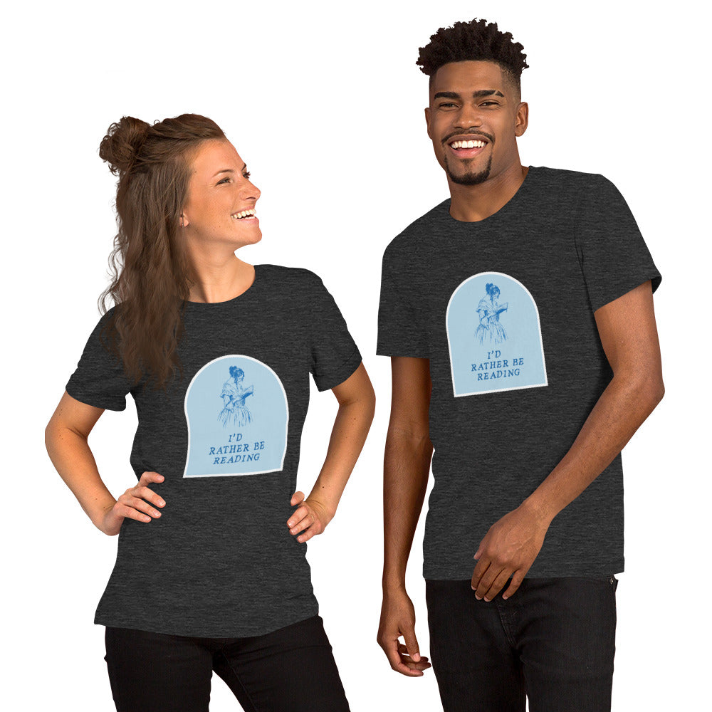 I'd Rather Be Reading Unisex T-Shirt - The Spinster Librarian Shop