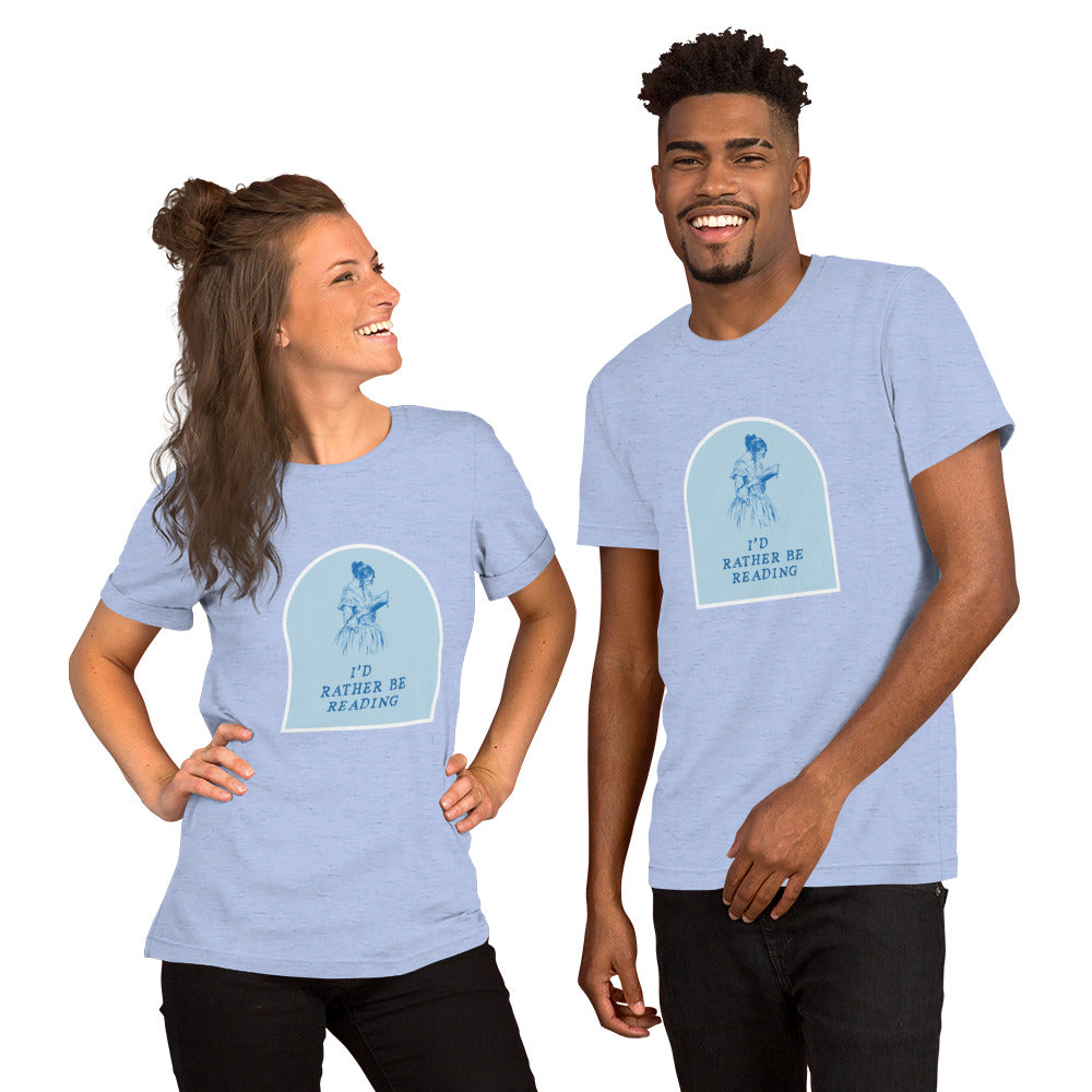 I'd Rather Be Reading Unisex T-Shirt - The Spinster Librarian Shop