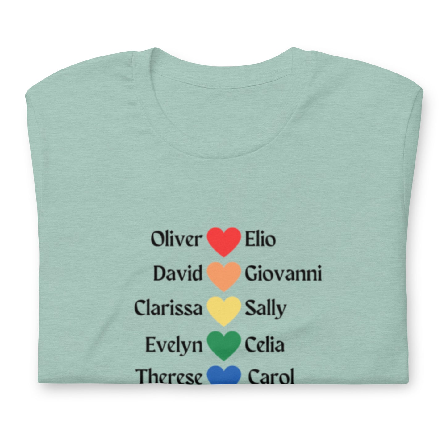 Literary Couples-LGBTQ+ Unisex T-shirt - The Spinster Librarian Shop