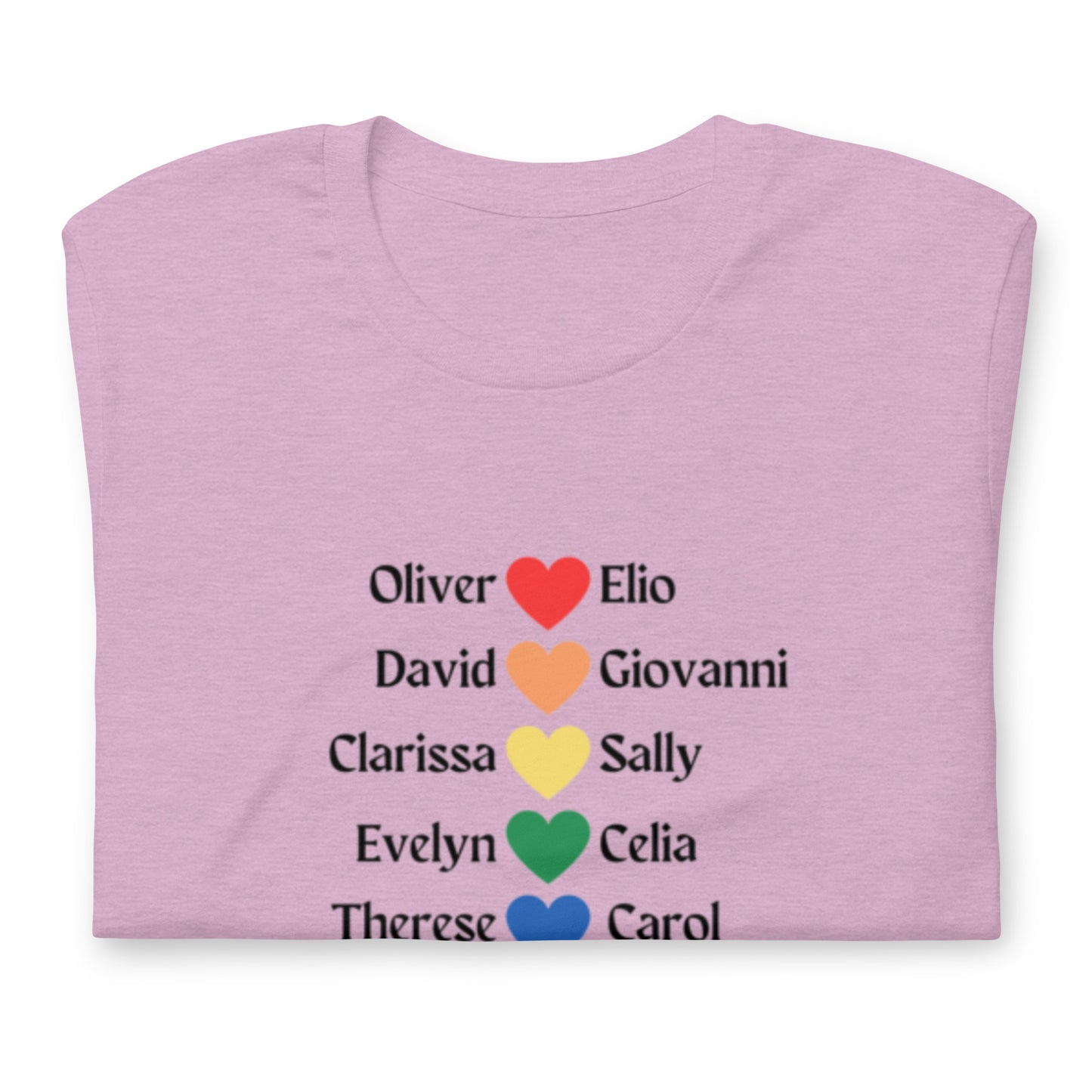 Literary Couples-LGBTQ+ Unisex T-shirt - The Spinster Librarian Shop