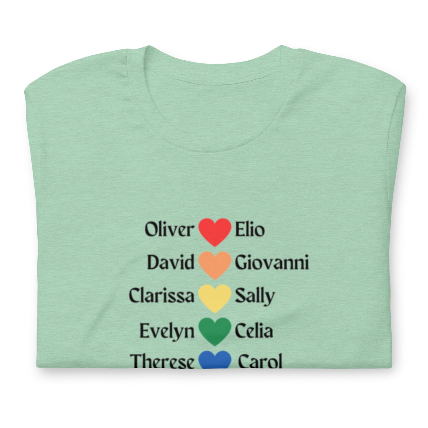 Literary Couples-LGBTQ+ Unisex T-shirt - The Spinster Librarian Shop
