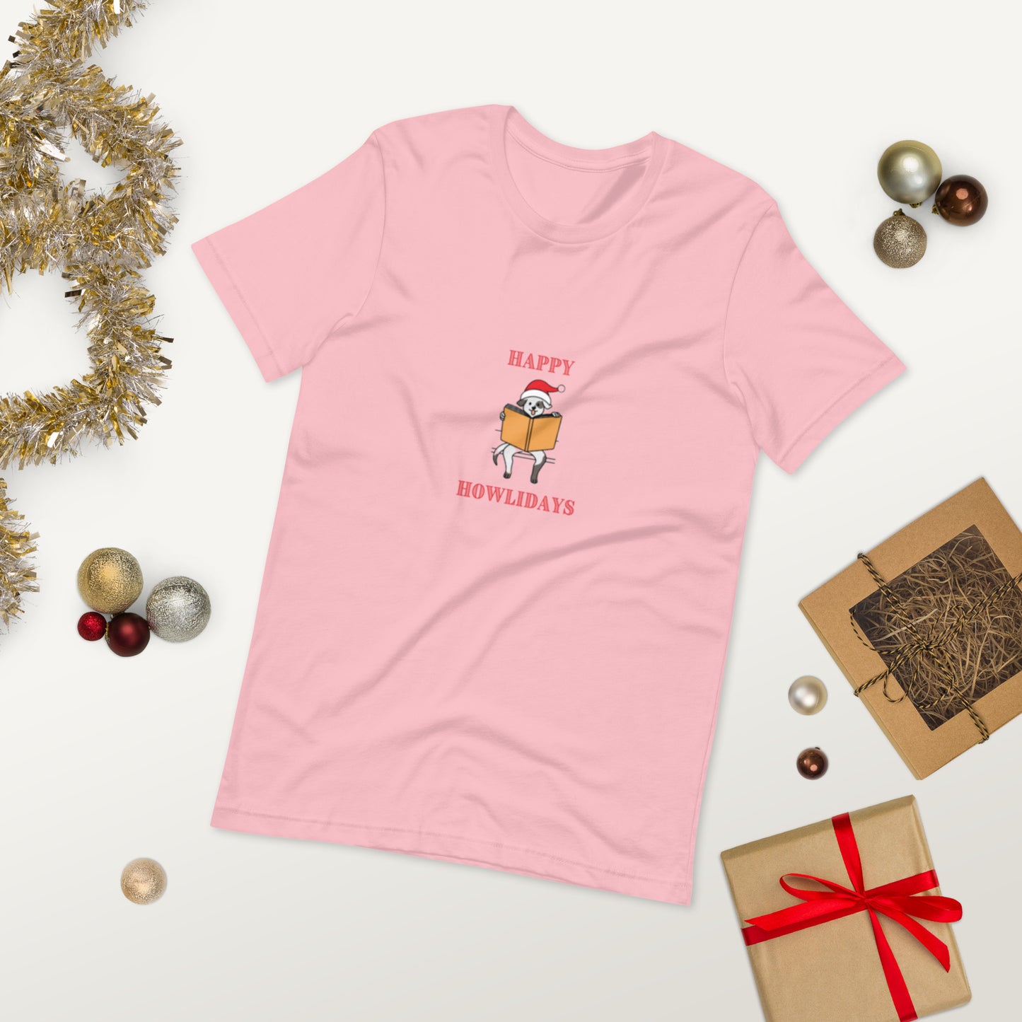 Happy Howlidays Unisex T-Shirt - The Spinster Librarian Shop