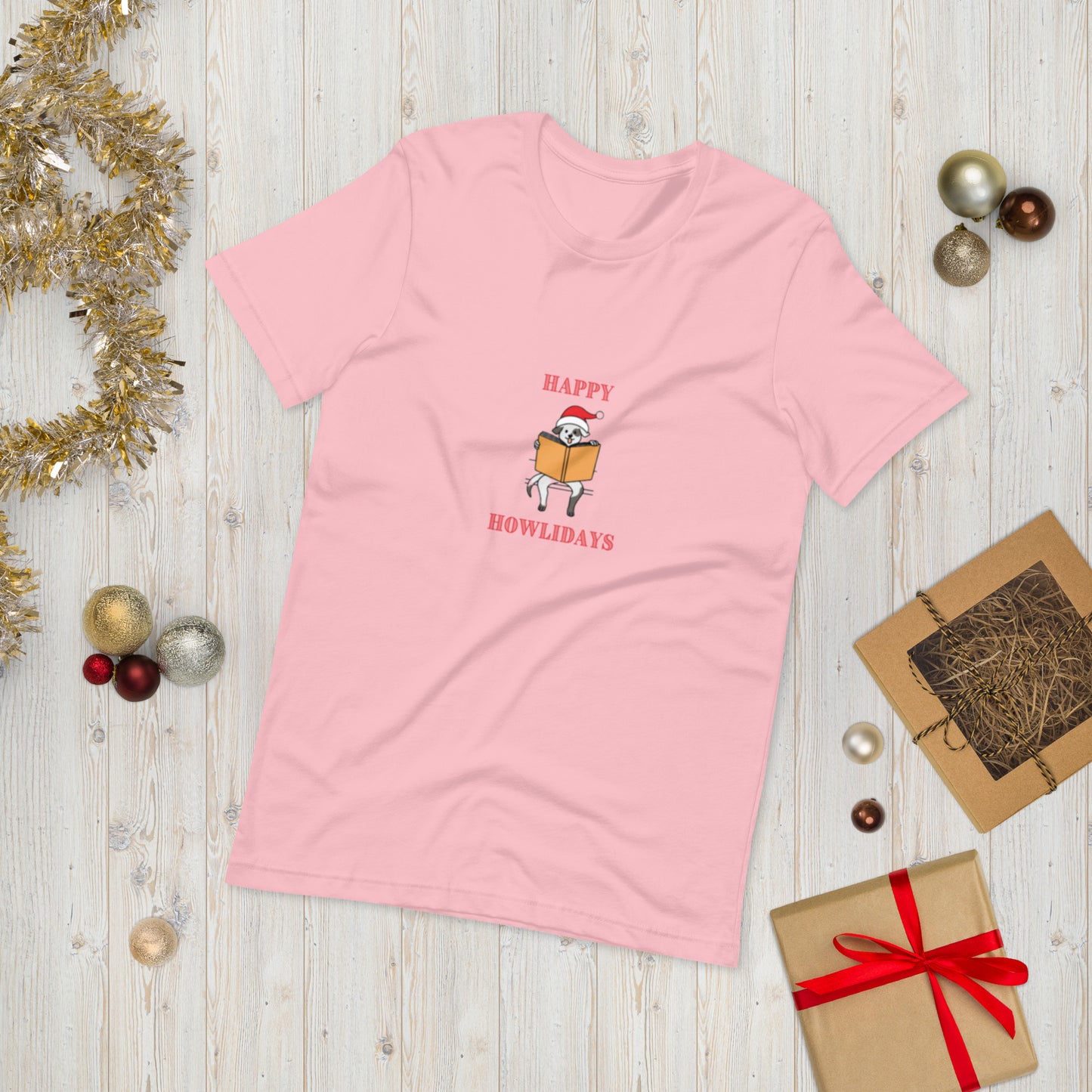Happy Howlidays Unisex T-Shirt - The Spinster Librarian Shop