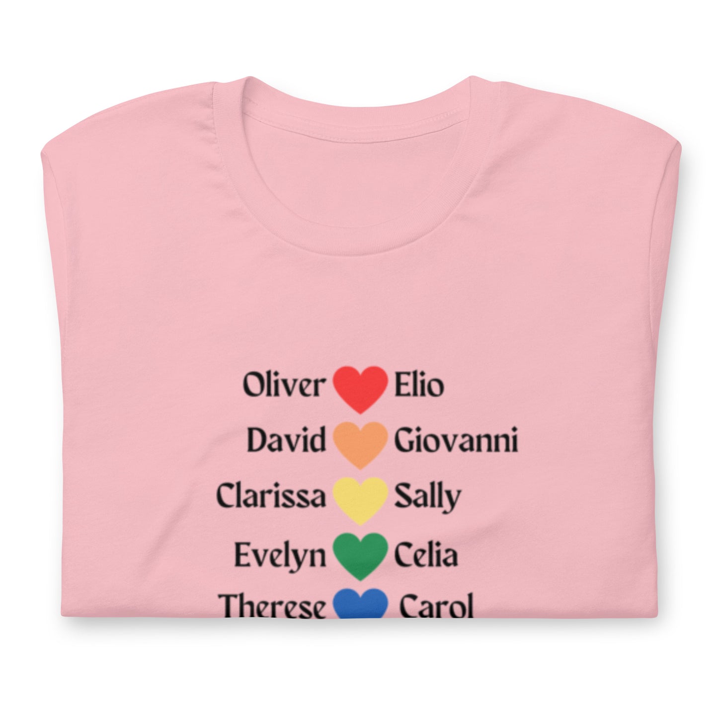 Literary Couples-LGBTQ+ Unisex T-shirt - The Spinster Librarian Shop