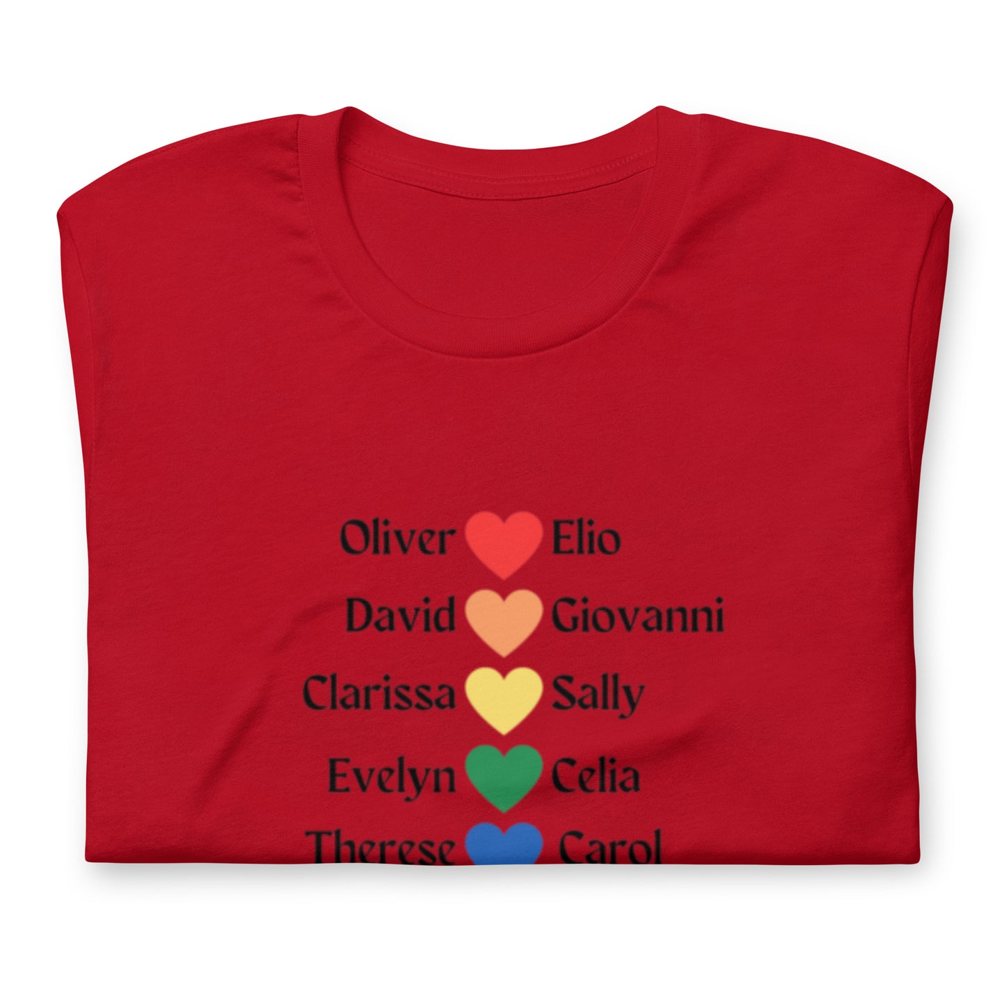Literary Couples-LGBTQ+ Unisex T-shirt - The Spinster Librarian Shop