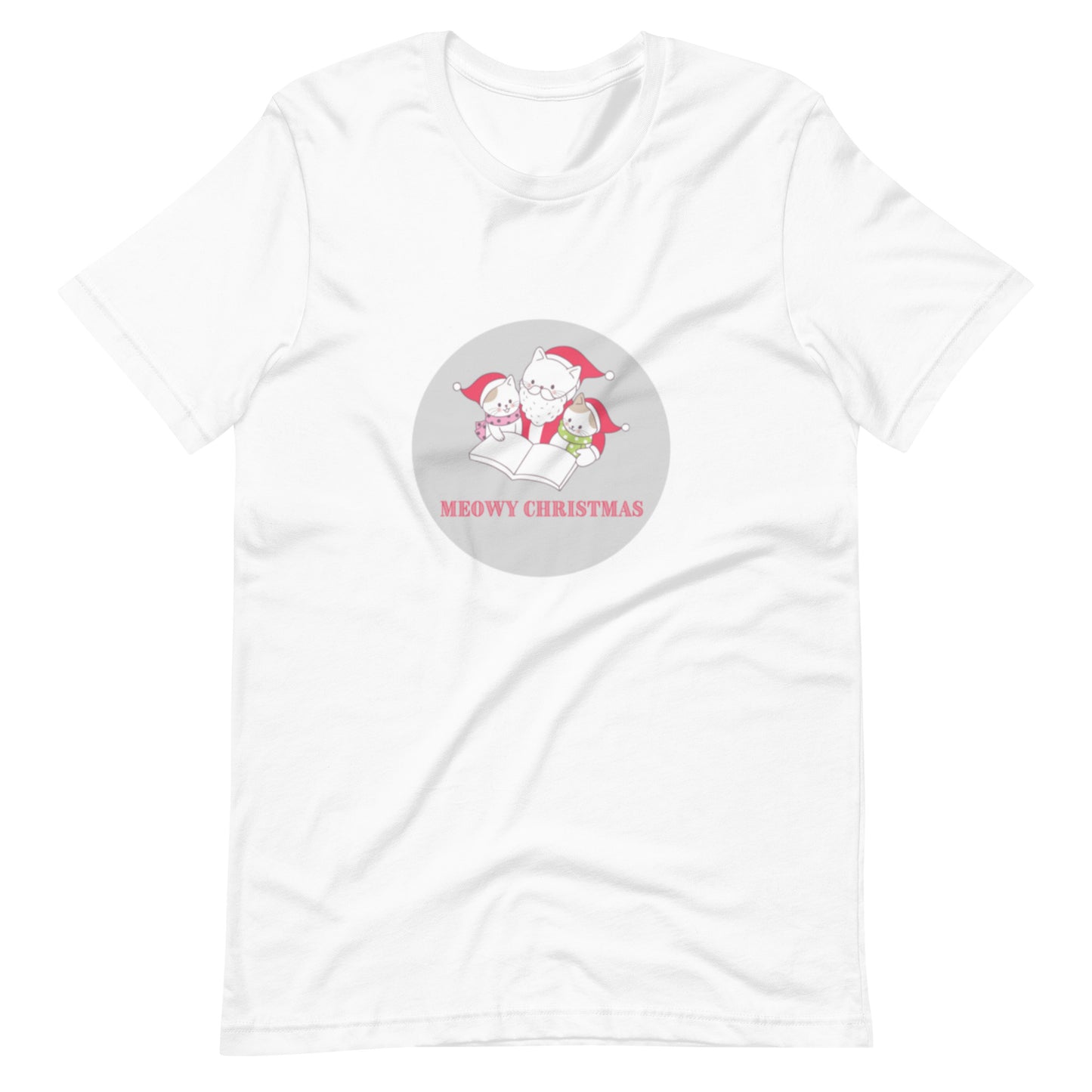 Meowy Christmas Unisex T-Shirt - The Spinster Librarian Shop