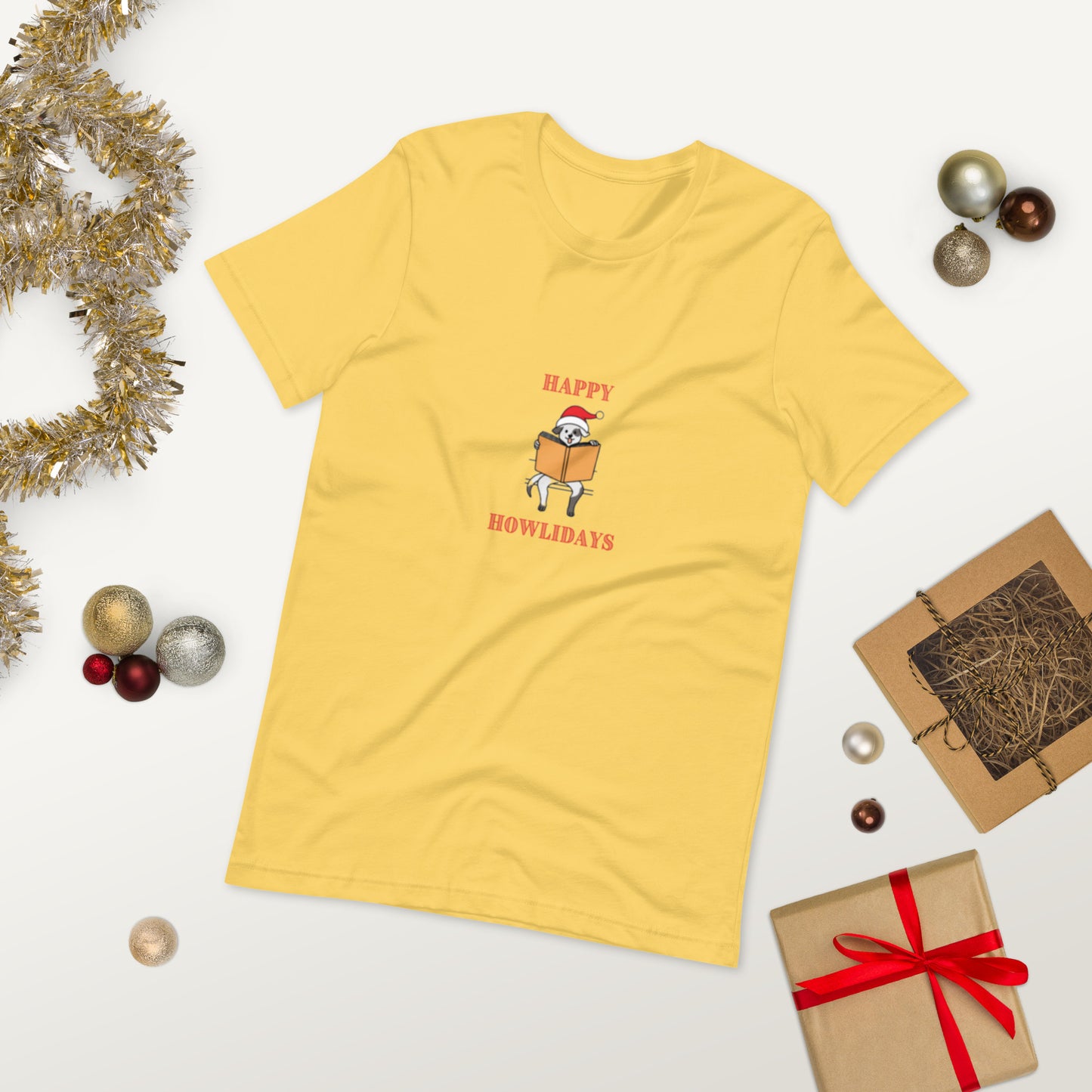Happy Howlidays Unisex T-Shirt - The Spinster Librarian Shop