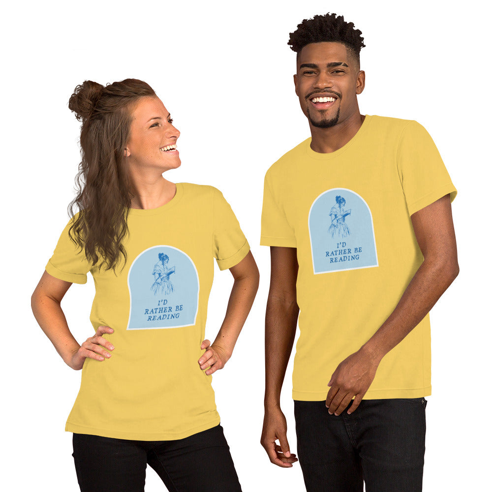 I'd Rather Be Reading Unisex T-Shirt - The Spinster Librarian Shop