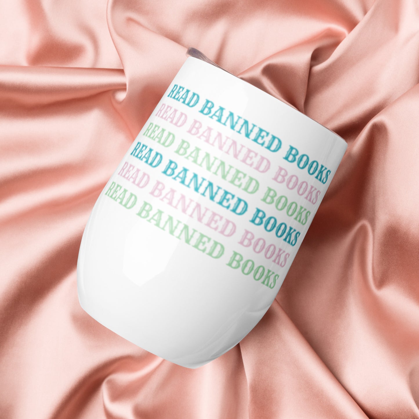 Read Banned Books Wine Tumbler - The Spinster Librarian Shop