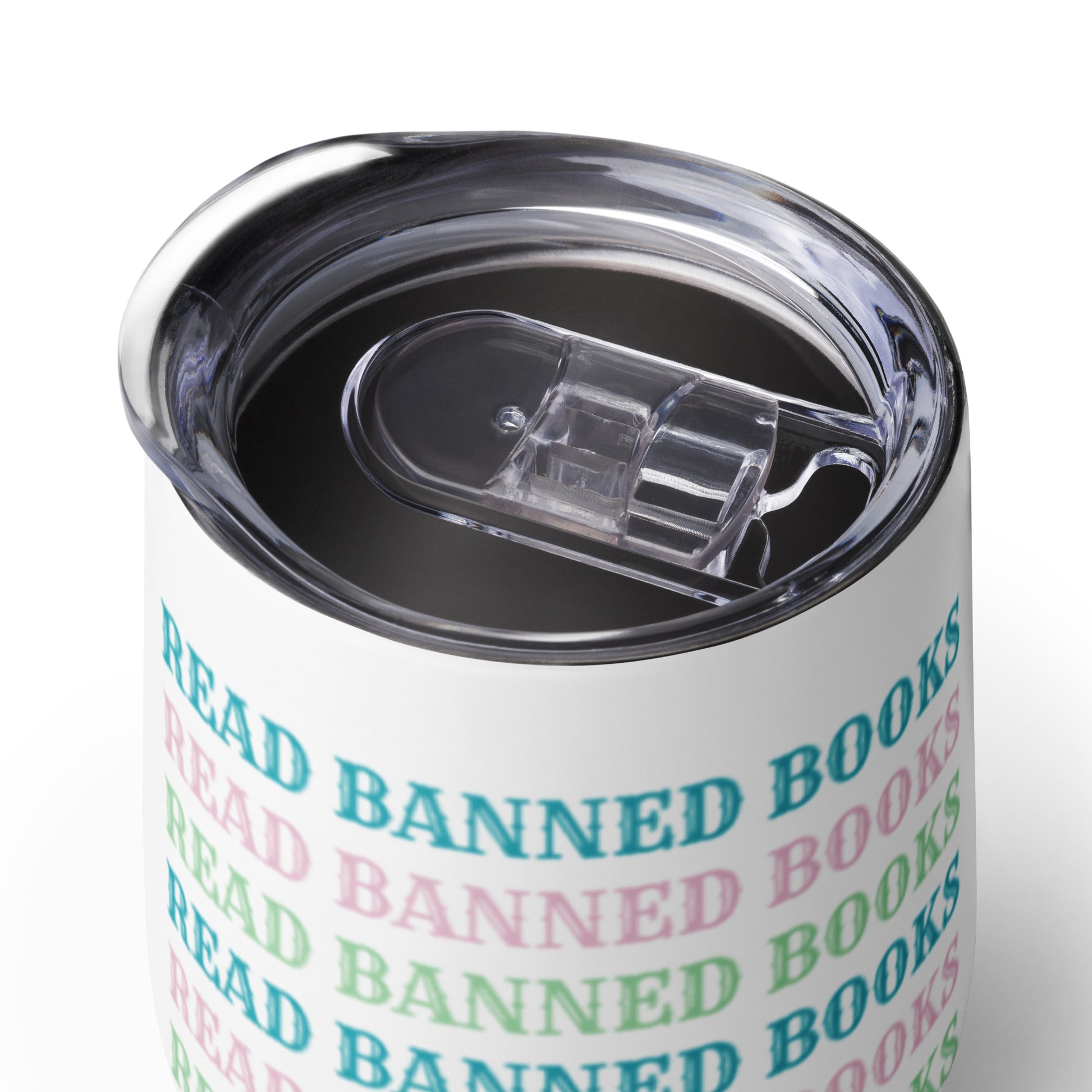 Read Banned Books Wine Tumbler - The Spinster Librarian Shop