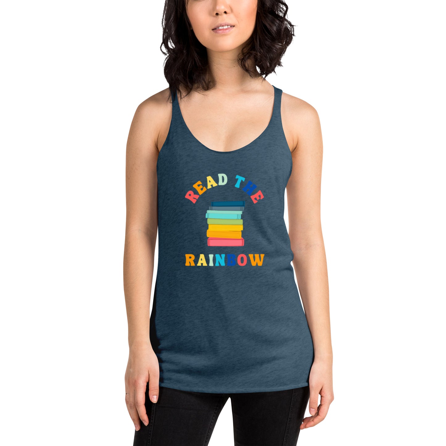 Read The Rainbow Women's Racerback Tank