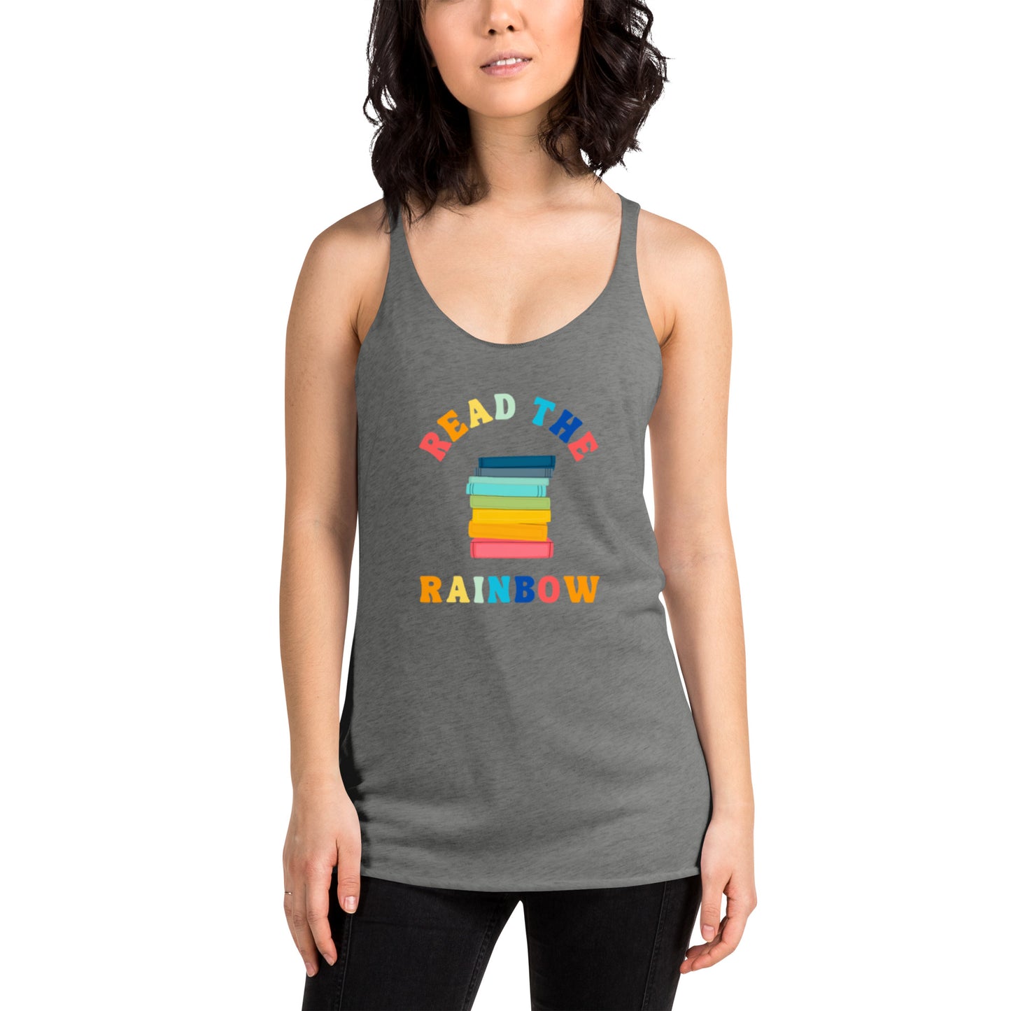 Read The Rainbow Women's Racerback Tank