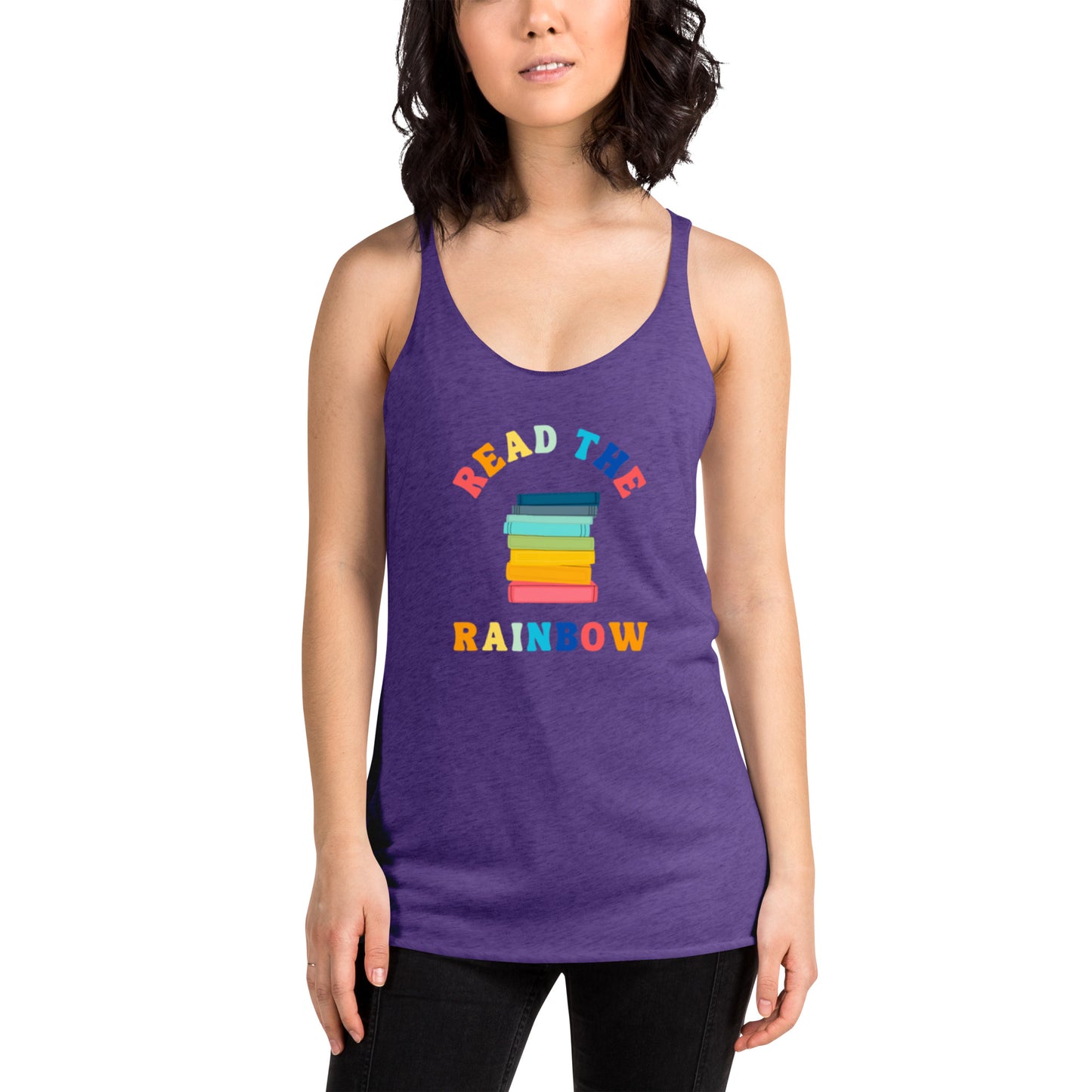 Read The Rainbow Women's Racerback Tank