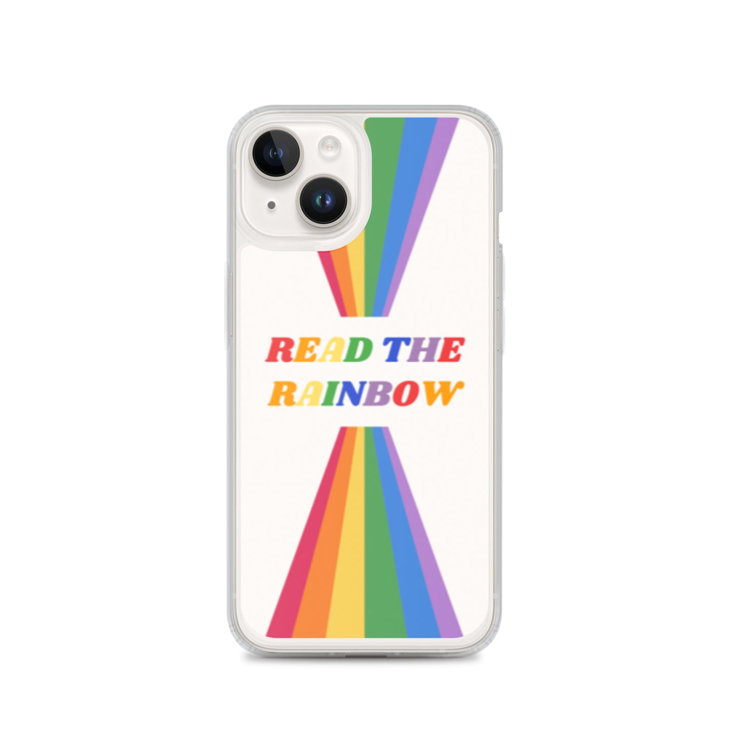 Read the Rainbow Clear Case for iPhone®